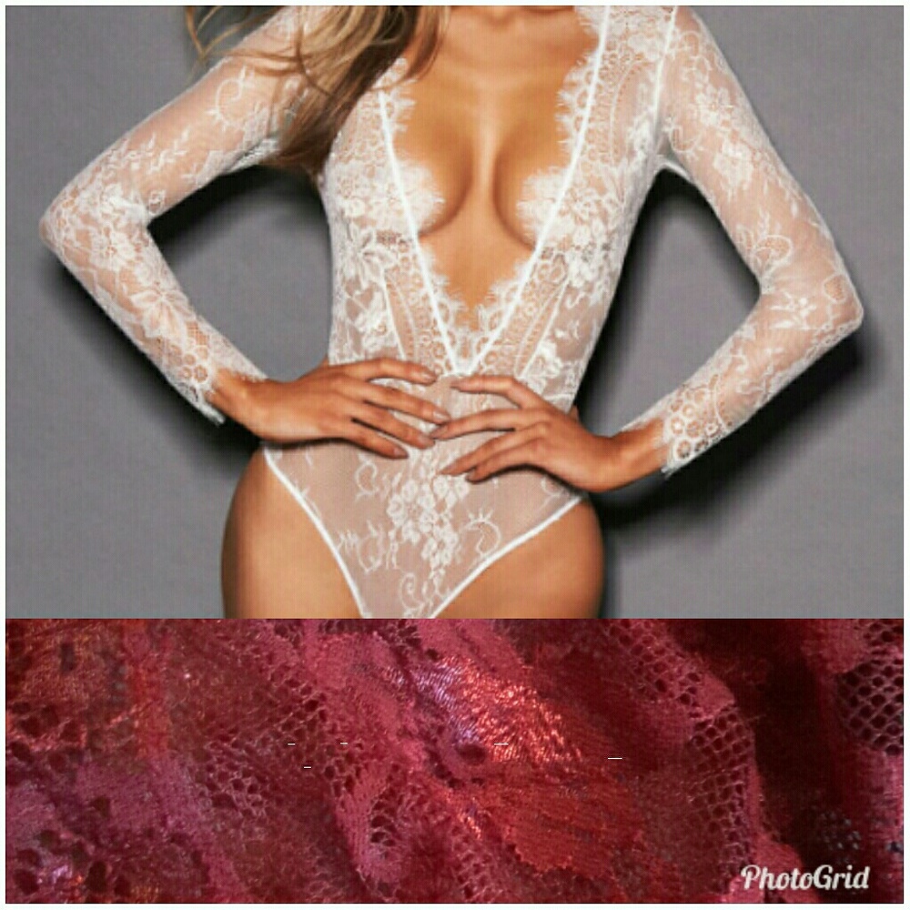 NWT Fredericks of Hollywood Lace Teddy / Bodysuit
